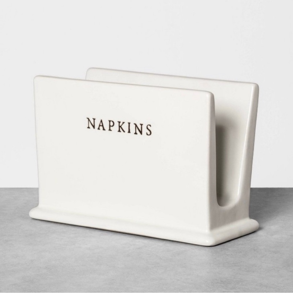 Hearth & Hand with Magnolia Ceramic Napkin Holder